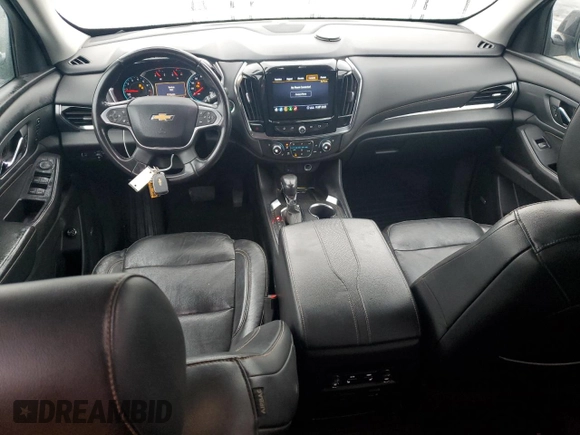 2021 Chevrolet Traverse Premier with VIN 1GNERKKW7MJ125125, listed as a Copart auction lot 86827644 with 62,998 mi miles and Salvage Title. Bid and sale history available at carsss.com. Image 8.