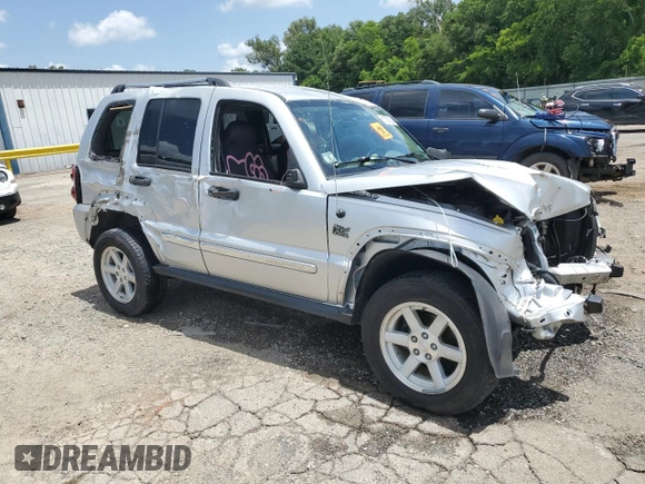 2005 Jeep Liberty Limited с VIN 1J4GL58K05W566120, выставлен на аукционе Copart как лот 61359725 с пробегом 49 943 миль миль и Списание • Salvage title. История ставок и продаж доступна на DreamBid. Изображение 4.