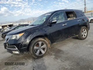 2010 Acura MDX with VIN 2HNYD2H20AH525625, listed as a Copart auction lot 47642705 with 118,206 mi miles and Salvage Title. Bid and sale history available at carsss.com. Image 1.