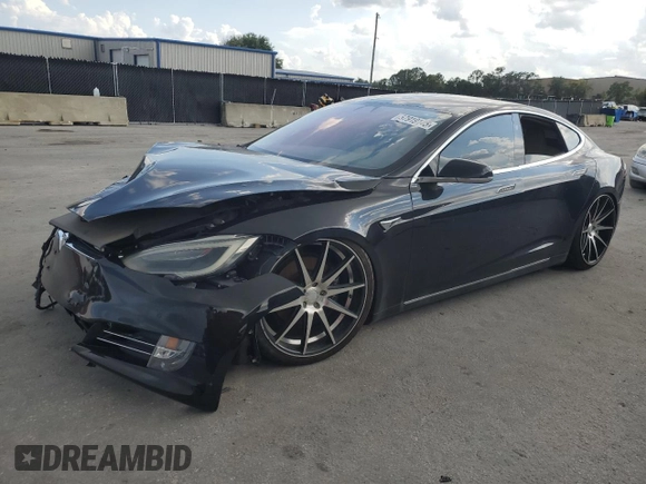 2017 Tesla Model S 100D with VIN 5YJSA1E2XHF194670, listed as a Copart auction lot 57919145 with 122,314 mi miles and Clean title. Bid and sale history available at DreamBid. Image 1.