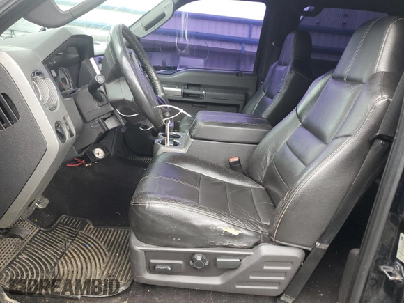 2008 Ford F-250 XL with VIN 1FTSW21R48EA88341, listed as a Copart auction lot 60872385 with 191,767 mi miles and Salvage title. Bid and sale history available at DreamBid. Image 7.