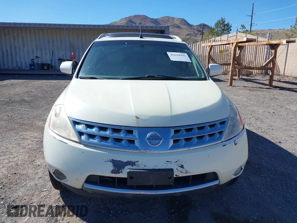 2007 Nissan Murano SL with VIN JN8AZ08WX7W602807, listed as a IAAI auction lot 41644942 with 240,236 mi miles and . Bid and sale history available at DreamBid. Image 6.