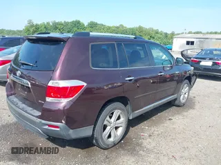 2012 Toyota Highlander Limited with VIN 5TDDK3EHXCS109370, listed as a IAAI auction lot 42603995 with 170,264 mi miles and . Bid and sale history available at DreamBid. Image 4.