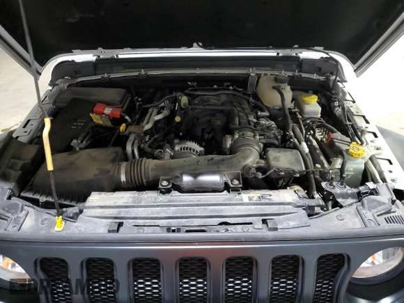 2021 Jeep Wrangler Unlimited Sport with VIN 1C4HJXDG4MW821718, listed as a Copart auction lot 41956755 with 30,615 mi miles and Salvage title. Bid and sale history available at DreamBid. Image 14.