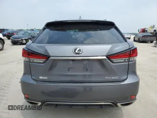 2022 Lexus RX with VIN 2T2YZMDA9NC328156, listed as a Copart auction lot 55418324 with 24,233 mi miles and Salvage Title. Bid and sale history available at carsss.com. Image 6.