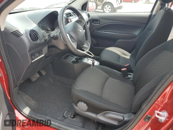 2024 Mitsubishi Mirage ES z VIN ML32AUHJ4RH028833, wystawiony jako Copart lot #59526975 z przebiegiem 7 928 mil mil oraz Czysty tytuł • Clean title. Historia ofert i sprzedaży dostępna na DreamBid. Obrazek 7.