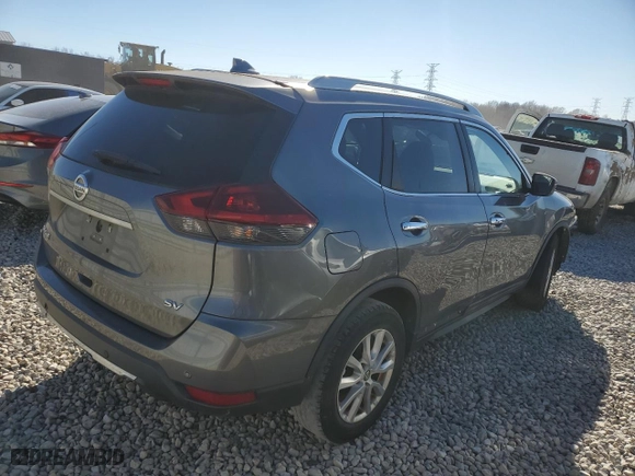 2019 Nissan Rogue SL with VIN 5N1AT2MT9KC702715, listed as a Copart auction lot 47411585 with 140,274 mi miles and Salvage Title. Bid and sale history available at carsss.com. Image 3.