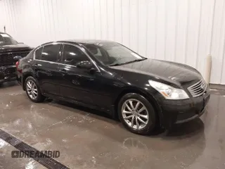 2007 Infiniti G35 Sedan G35x with VIN JNKBV61F97M805352, listed as a IAAI auction lot 41878778 with 135,699 mi miles. Bid and sale history available at carsss.com. Image 1.