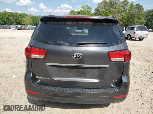 2015 Kia Sedona LX with VIN KNDMB5C17F6069481, listed as a Copart auction lot 55602005 with 169,146 mi miles and Clean Title. Bid and sale history available at DreamBid. Image 6.