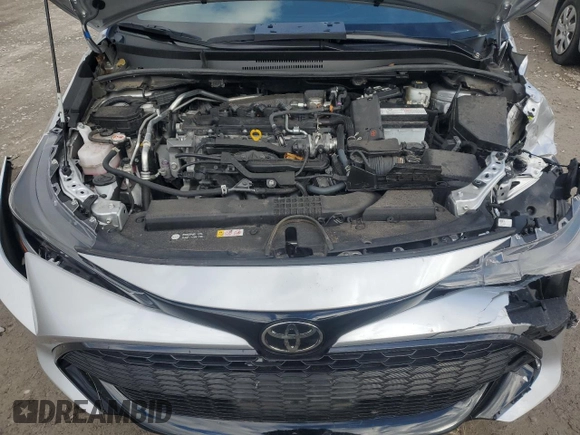 2022 Toyota Corolla Hatchback SE with VIN JTND4MBE9N3179176, listed as a Copart auction lot 75605984 with 25,570 mi miles and Salvage Title. Bid and sale history available at carsss.com. Image 11.