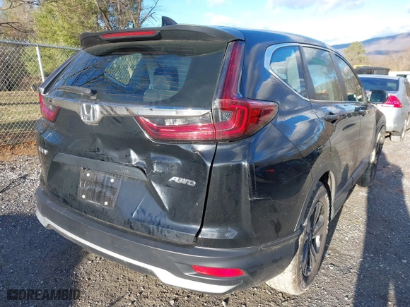 2021 Honda CR-V LX with VIN 2HKRW2H24MH637005, listed as a IAAI auction lot 41150056 with 58,487 mi miles. Bid and sale history available at carsss.com. Image 20.