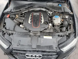 2018 Audi S6 Premium Plus with VIN WAUFFAFC9JN037615, listed as a Copart auction lot 85506084 with 76,456 mi miles and Salvage Title. Bid and sale history available at carsss.com. Image 11.