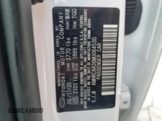 2021 Hyundai Venue SEL with VIN KMHRC8A36MU064530, listed as a Copart auction lot 59814905 with 40,310 mi miles and Salvage title. Bid and sale history available at DreamBid. Image 14.