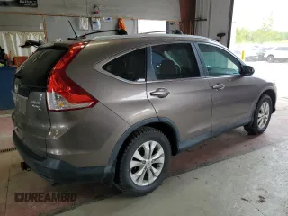 2013 Honda CR-V EX-L z VIN 5J6RM4H72DL084275, wystawiony jako Copart lot #58009995 z przebiegiem 122 480 mil mil oraz Tytuł czysty. Historia ofert i sprzedaży dostępna na DreamBid. Obrazek 3.