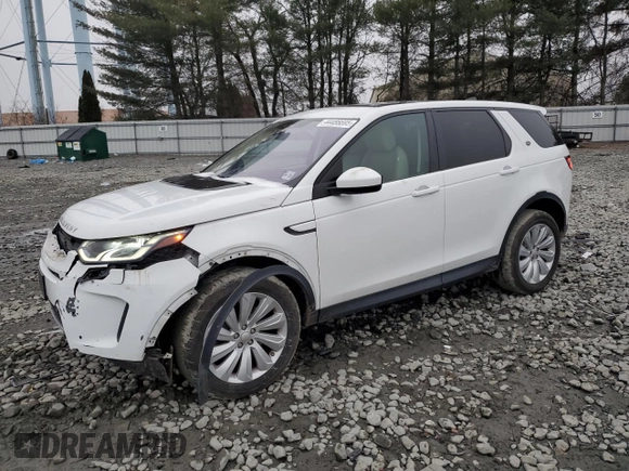 2020 Land Rover Discovery Sport SE with VIN SALCP2FX6LH833485, listed as a Copart auction lot 44486695 with 56,773 mi miles and Salvage Title. Bid and sale history available at DreamBid. Image 1.