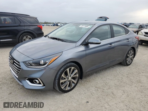 2020 Hyundai Accent Limited with VIN 3KPC34A67LE118346, listed as a Copart auction lot 79717804 with 4,046 mi miles and Clean Title. Bid and sale history available at carsss.com. Image 1.