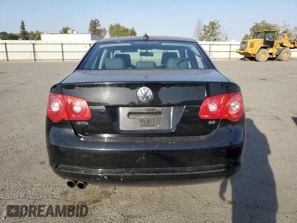 2006 Volkswagen Jetta Sedan 2.5L with VIN 3VWSG71K56M771215, listed as a Copart auction lot 75503144 with 109,337 mi miles and Salvage Title. Bid and sale history available at carsss.com. Image 6.