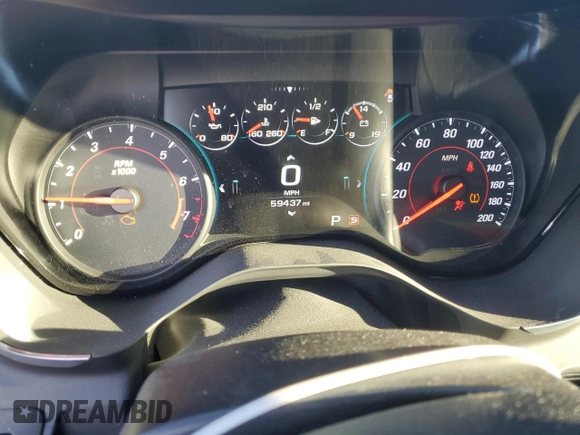 2016 Chevrolet Camaro 2SS with VIN 1G1FH1R72G0130938, listed as a Copart auction lot 50253575 with 59,437 mi miles and Salvage title. Bid and sale history available at DreamBid. Image 9.