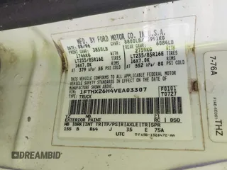 1997 Ford F-250 с VIN 1FTHX26H4VEA03307, выставлен на аукционе IAAI как лот 42491659 с пробегом 177 624 миль миль и . История ставок и продаж доступна на DreamBid. Изображение 9.