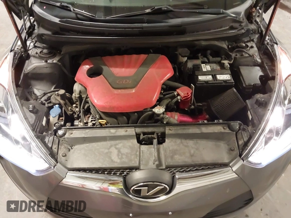 2016 Hyundai Veloster with VIN KMHTC6ADXGU272594, listed as a IAAI auction lot 42437409 with 91,620 mi miles and . Bid and sale history available at DreamBid. Image 10.