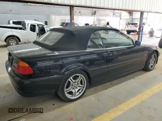 2001 BMW 3 Series 330Ci with VIN WBABS53401EV87414, listed as a Copart auction lot 83841974 with 90,923 mi miles and Salvage Title. Bid and sale history available at carsss.com. Image 3.