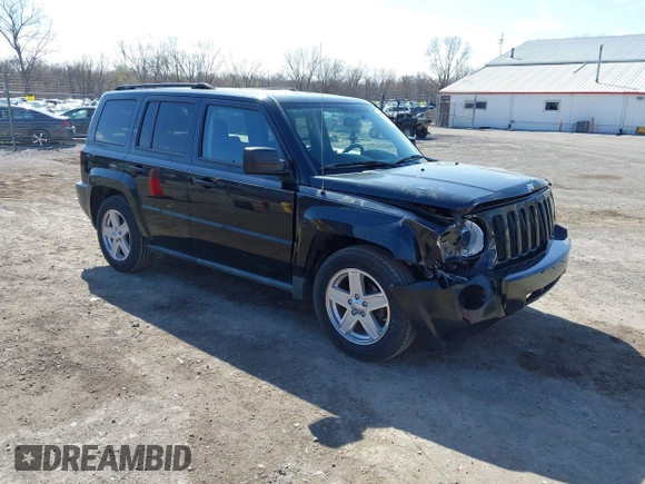 2010 Jeep Patriot Sport z VIN 1J4NF2GB1AD593170, wystawiony jako IAAI lot #41908056 z przebiegiem 104 255 mil mil oraz . Historia ofert i sprzedaży dostępna na DreamBid. Obrazek 1.