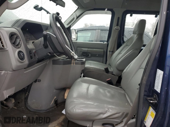2012 Ford Econoline Passenger XL with VIN 1FBNE3BL7CDB17804, listed as a Copart auction lot 84530704 with 97,834 mi miles and Salvage title. Bid and sale history available at DreamBid. Image 7.