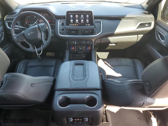 2021 Chevrolet Tahoe RST with VIN 1GNSKRKD0MR422236, listed as a Copart auction lot 46718125 with 39,960 mi miles and Salvage Title. Bid and sale history available at carsss.com. Image 8.