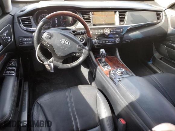 2015 Kia K900 Luxury with VIN KNALW4D42F6020253, listed as a Copart auction lot 72138934 with 112,947 mi miles and Salvage Title. Bid and sale history available at carsss.com. Image 8.
