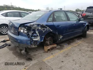 2004 Audi A4 1.8T with VIN WAUJC68E04A021300, listed as a Copart auction lot 73389244 with 154,352 mi miles and Salvage Title. Bid and sale history available at carsss.com. Image 3.