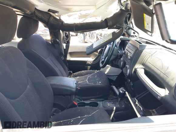 2013 Jeep Wrangler Sport with VIN 1C4AJWAG3DL627179, listed as a IAAI auction lot 42262246 with 33,536 mi miles and . Bid and sale history available at DreamBid. Image 5.