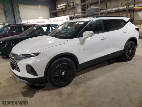 2020 Chevrolet Blazer LT with VIN 3GNKBCR45LS664079, listed as a Copart auction lot 80940264 with 62,784 mi miles and Salvage Title. Bid and sale history available at carsss.com. Image 1.
