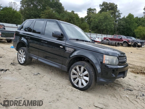 2012 Land Rover Range Rover Sport SC with VIN SALSH2E48CA741609, listed as a Copart auction lot 72083344 with 132,278 mi miles and Salvage title. Bid and sale history available at DreamBid. Image 4.
