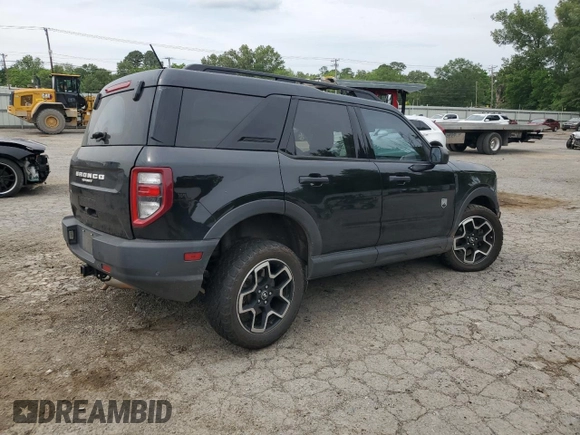 2021 Ford Bronco Sport Big Bend with VIN 3FMCR9B62MRA10653, listed as a Copart auction lot 55116505 with 100,442 mi miles and Salvage title. Bid and sale history available at DreamBid. Image 3.