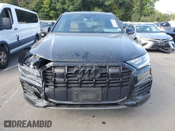 2023 Audi Q7 Premium Plus with VIN WA1LXBF77PD006805, listed as a Copart auction lot 66001664 with 25,494 mi miles and Salvage Title. Bid and sale history available at carsss.com. Image 5.