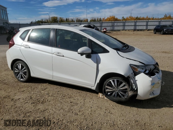 2017 Honda Fit EX-L with VIN 3HGGK5H86HM101487, listed as a Copart auction lot 75022924 with Not Provided miles and Salvage Title. Bid and sale history available at DreamBid. Image 4.