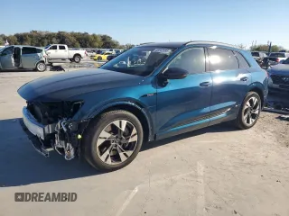 2023 Audi e-tron Premium with VIN WA1AAAGE0PB011503, listed as a Copart auction lot 46042595 with 17,440 mi miles and Salvage Title. Bid and sale history available at carsss.com. Image 1.
