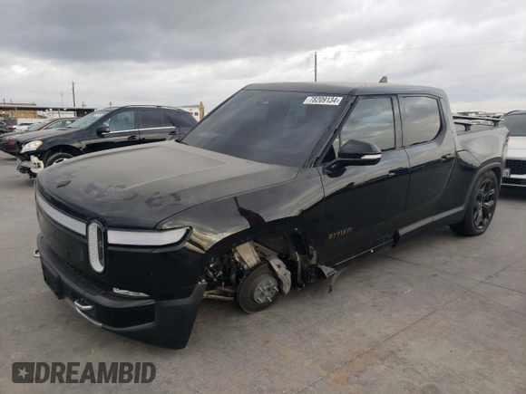 2023 Rivian R1T Adventure with VIN 7FCTGBAA4PN029939, listed as a Copart auction lot 78209134 with 3,681 mi miles and Salvage Title. Bid and sale history available at carsss.com. Image 1.