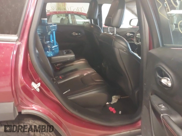 2019 Jeep Cherokee Trailhawk z VIN 1C4PJMBX0KD361981, wystawiony jako IAAI lot #42074093 z przebiegiem 56 989 mil mil oraz . Historia ofert i sprzedaży dostępna na DreamBid. Obrazek 8.