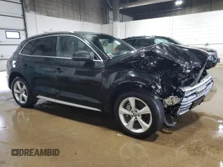 2020 Audi Q5 Premium Plus with VIN WA1BNAFY4L2016864, listed as a Copart auction lot 65943315 with 19,704 mi miles and Salvage title. Bid and sale history available at DreamBid. Image 4.