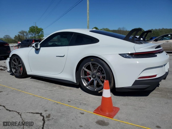 2022 Porsche 911 GT3 with VIN WP0AC2A92NS270167, listed as a Copart auction lot 53393145 with 5,930 mi miles and Clean Title. Bid and sale history available at carsss.com. Image 2.