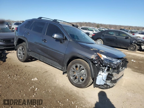 2025 Toyota RAV4 Hybrid XLE Premium z VIN 4T3B6RFV8SU176372, wystawiony jako Copart lot #42589945 z przebiegiem 2 197 mil mil oraz Szkoda całkowita • Salvage title. Historia ofert i sprzedaży dostępna na DreamBid. Obrazek 4.