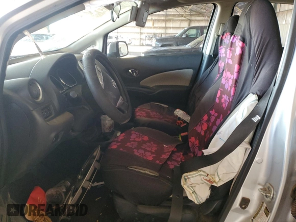 2014 Nissan Note SV with VIN 3N1CE2CP1EL378683, listed as a Copart auction lot 46596825 with Not provided miles and Salvage title. Bid and sale history available at DreamBid. Image 7.