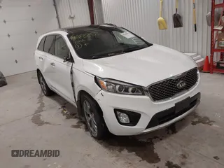 2018 Kia Sorento SX with VIN 5XYPKDA58JG414522, listed as a IAAI auction lot 41548855 with 157,725 mi miles and . Bid and sale history available at carsss.com. Image 1.