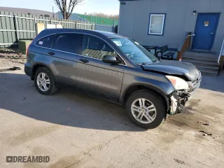 2011 Honda CR-V EX with VIN 3CZRE4H55BG704817, listed as a Copart auction lot 53430375 with 0 mi miles and Salvage Title. Bid and sale history available at carsss.com. Image 4.