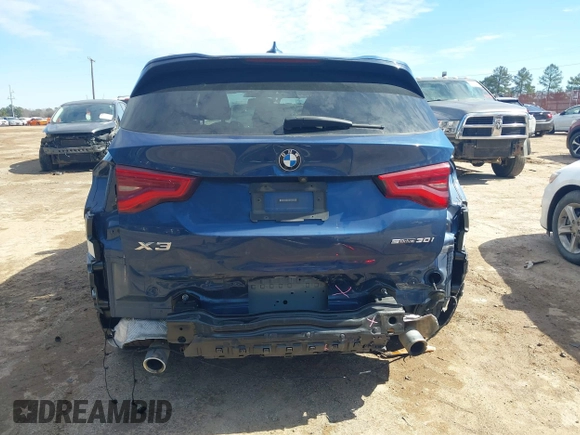 2021 BMW X3 sDrive30i with VIN 5UXTY3C09M9E25058, listed as a IAAI auction lot 41619833 with 94,179 mi miles and . Bid and sale history available at DreamBid. Image 17.