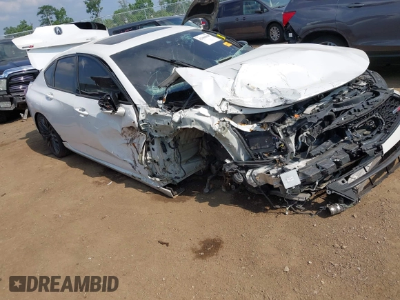2022 Acura TLX Type S with VIN 19UUB7F03NA001688, listed as a IAAI auction lot 42406858 with Not provided miles and . Bid and sale history available at DreamBid. Image 1.