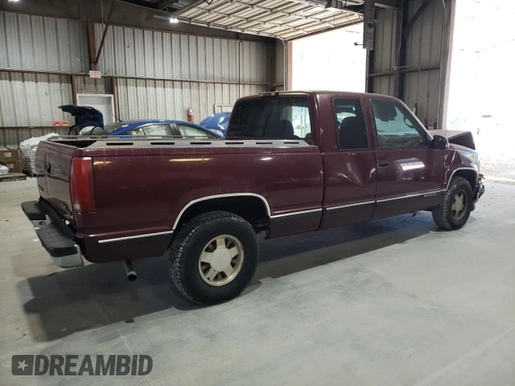 1996 GMC Sierra 1500 with VIN 2GTEC19W3T1560582, listed as a Copart auction lot 73985374 with 250,033 mi miles and Salvage Title. Bid and sale history available at DreamBid. Image 3.
