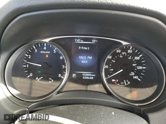 2016 Nissan Rogue SV with VIN KNMAT2MT9GP708518, listed as a Copart auction lot 51318855 with 102,800 mi miles and Salvage Title. Bid and sale history available at DreamBid. Image 9.