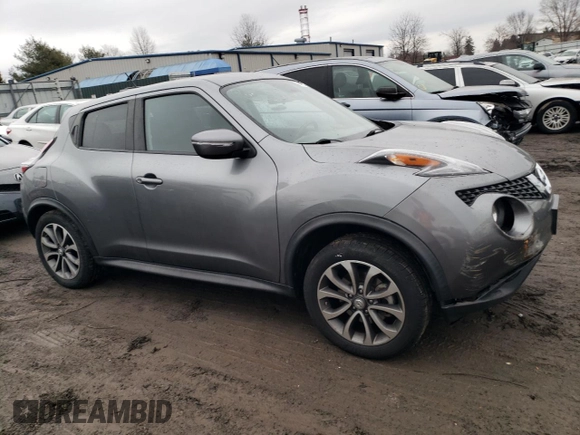 2017 Nissan Juke SL with VIN JN8AF5MV3HT753249, listed as a Copart auction lot 43435435 with 63,412 mi miles and Salvage Title. Bid and sale history available at DreamBid. Image 4.